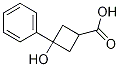 3-羟基-3-苯基环丁基甲酸结构式