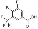 Structure of 3,4-DIFLUORO-5-(TRIFLUOROMETHYL)BENZOIC ACID
