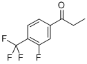 Structure of 3-FLUORO-4-(TRIFLUOROMETHYL)PROPIOPHENONE
