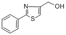 2-苯基-4-羟甲基噻唑结构式