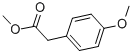 Structure of METHYL 4-METHOXYPHENYLACETATE