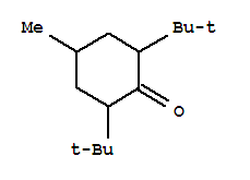 Structure of 2,6-di-tert-butyl-4-methylcyclohexanone