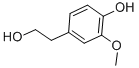 Structure of Homovanillyl alcohol