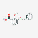2-methoxy-3-phenylmethoxybenzoic Acid结构式