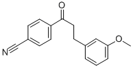 Structure of 4-CYANO-3-(3-METHOXYPHENYL)PROPIOPHENONE