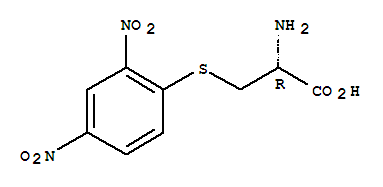 Structure of cysteine, S-(2,4-dinitrophenyl)-