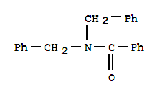 Structure of Benzamide,N,N-bis(phenylmethyl)-