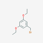 Structure of 1-(bromomethyl)-3,5-diethoxybenzene
