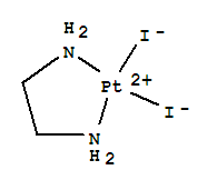 Structure of diiodoplatinum(2+) ethane-1,2-diyldiazanide