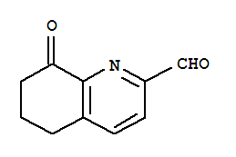 2-Quinolinecarboxaldehyde,5,6,7,8-tetrahydro-8-oxo-结构式