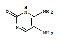2(1H)-Pyrimidinone,5,6-diamino-结构式