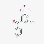 Structure of 3-Fluoro-5-(trifluoromethyl)benzophenone
