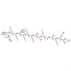 Structure of Glycine,L-alanyl-L-leucyl-L-tyrosyl-L-lysyl-L-lysyl-L-phenylalanyl-L-lysyl-L-lysyl-L-lysyl-L-leucyl-L-leucyl-L-lysyl-L-seryl-L-leucyl-L-lysyl-L-arginyl-L-leucyl-
