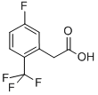 Structure of 2-(5-Fluoro-2-(trifluoroMethyl)phenyl)acetic acid
