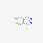 1-Chloro-6-fluorophthalazine结构式