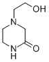 2-哌嗪酮, 4-(2-羟基乙基)-结构式
