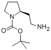 Structure of (S)-2-(AMINOETHYL)-1-N-BOC-PYRROLIDINE