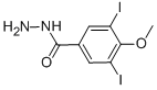 Structure of 3,3-diiodo-4-methoxy-benzoicacihydrazide
