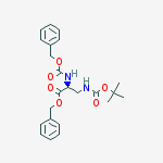 Z-L-DAP(BOC)-OBN结构式