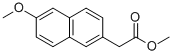 Structure of methyl 6-methoxynaphthalene-2-acetate