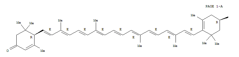 3-oxolutein结构式