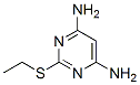 2-(乙硫基)-4,6-二氨基嘧啶结构式