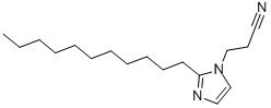 Structure of 1-(2-CYANOETHYL)-2-UNDECYLIMIDAZOLE
