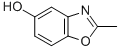 Structure of 5-BENZOXAZOLOL, 2-METHYL-