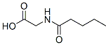 Structure of N-(1-oxopentyl)-glycine