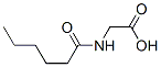 Structure of N-(1-oxohexyl)-glycine