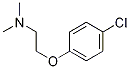 Structure of 2-(4-chlorophenoxy)-N,N-dimethylethanamine