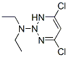 Chemical structure of 1,3,5-triazin-2-amine, 4,6-dichloro-N,N-dimethyl-