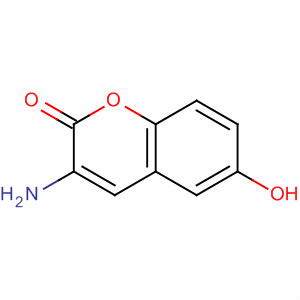 Structure of 2H-1-Benzopyran-2-one, 3-amino-6-hydroxy-