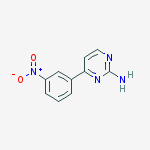 Structure of 2-AMINO-4-(3-NITROPHENYL)PYRIMIDINE