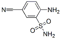 Structure of Benzenesulfonamide,2-amino-5-cyano-