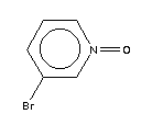 3-溴吡啶-N-氧化物结构式