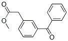 Structure of (m-Benzoylphenyl)acetic Acid Methyl Ester