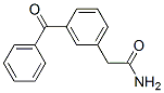 2-(3-Benzoylphenyl)acetamide结构式