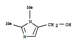 (1,2-dimethyl-1H-imidazol-5-yl)methanol结构式