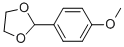 2-(p-Methoxyphenyl)-1,3-dioxolane结构式