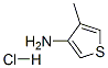 4-methylthiophen-3-amine hydrochloride结构式