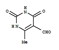 6-Methyl-2,4-dioxo-1,2,3,4-tetrahydropyrimidine-5-carbaldehyde结构式