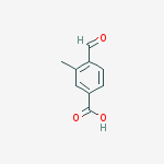 Structure of 4-formyl-3-methyl benzoic acid
