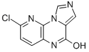 2-CHLOROIMIDAZO[1,5-A]PYRIDO[3,2-E]PYRAZIN-6-OL结构式
