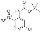 Structure of tert-butyl 2-chloro-5-nitropyridin-4-ylcarbamate