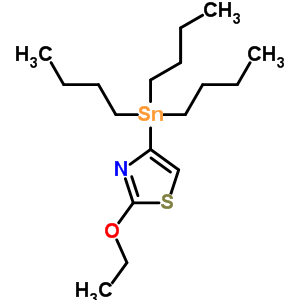 Structure of 2-ETHOXY-4-(TRIBUTYLSTANNYL)THIAZOLE