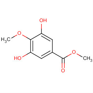 Structure of benzoic acid, 3,5-dihydroxy-4-methoxy-, methyl ester