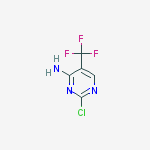 Structure of 2-chloro-5-(trifluoromethyl)pyrimidin-4-amine