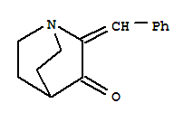 1-azabicyclo[2.2.2]octan-3-one, 2-(phenylmethylene)-结构式