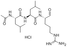 Structure of LEUPEPTIN HYDROCHLORIDE